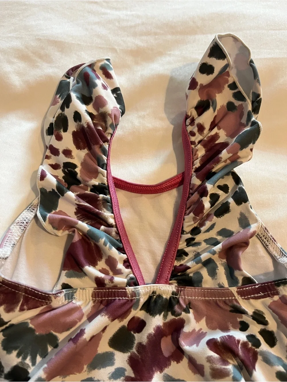 SUNCRACY RUFFLES PALERMO MULTICOLOR SWIMSUIT Size 4y